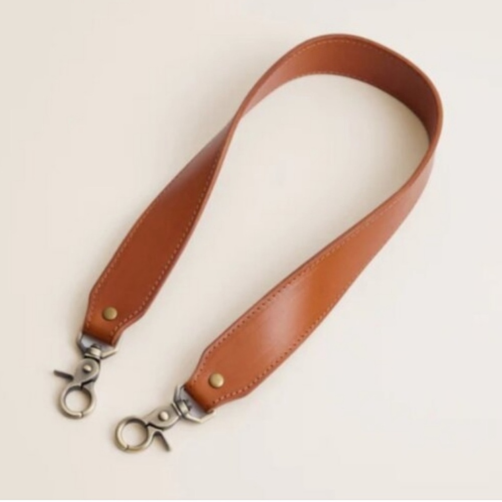 PARKER THATCH JACKIE SHOULDER BAG STRAP - LEATHER COGNAC